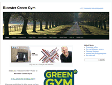 Tablet Screenshot of bicestergreengym.org